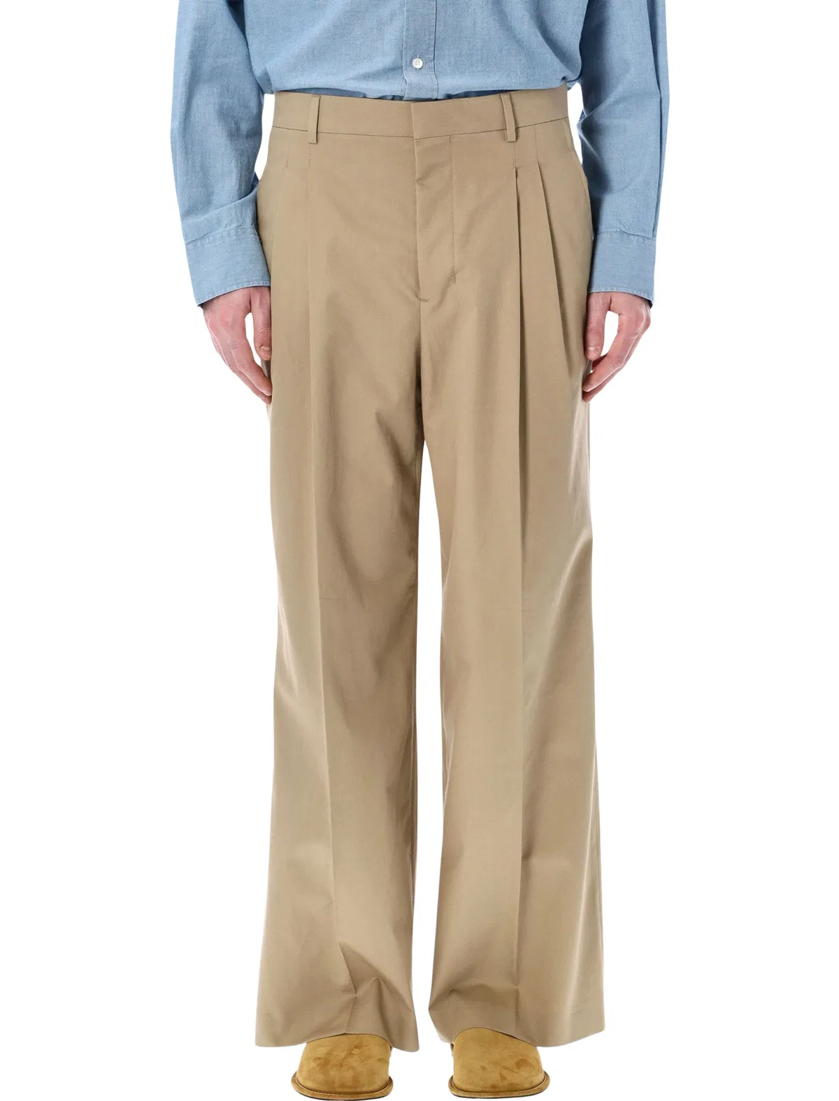 Ami paris Low Waist Wide Trousers