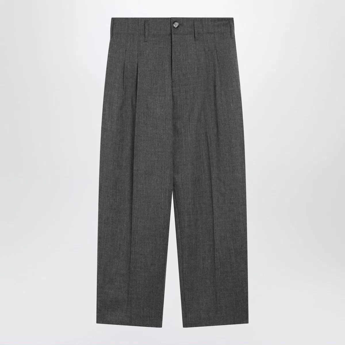 Ami paris Grey Tailored Wool Trousers