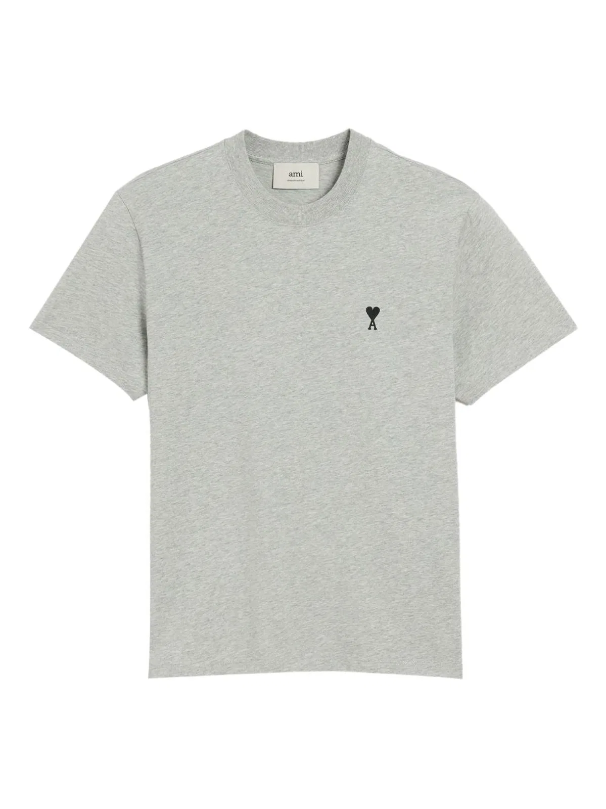 Ami paris Tshirt Ami De Coeur Grey In Cotton