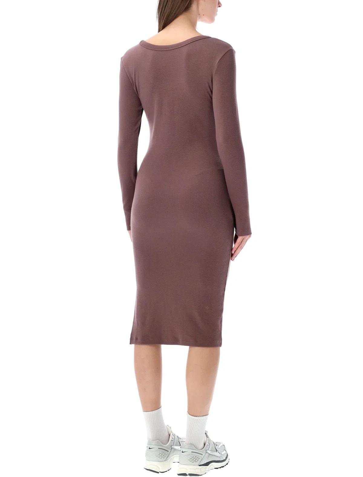 Nike Ribbed Fitted Midi Dress