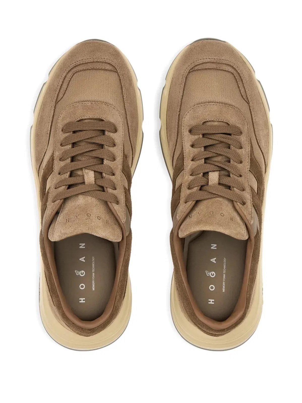 Hogan Hyperlight Sneakers In Suede And Fabric