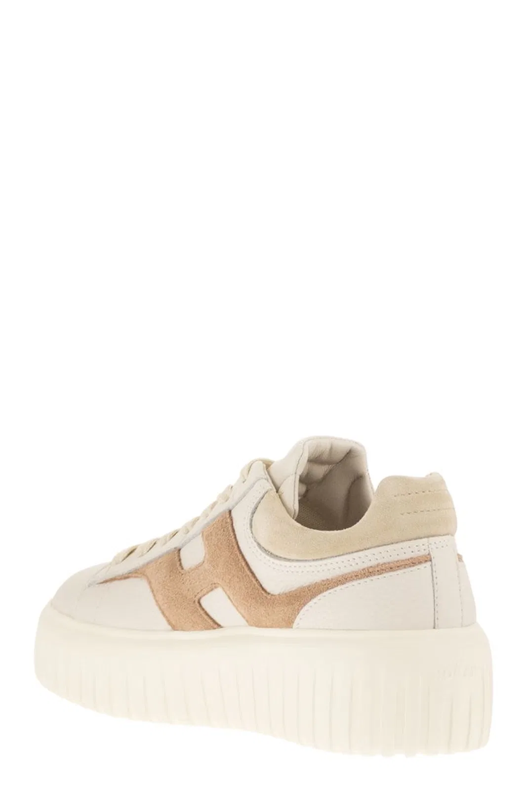 Hogan H-Stripes - Leather And Suede Trainers