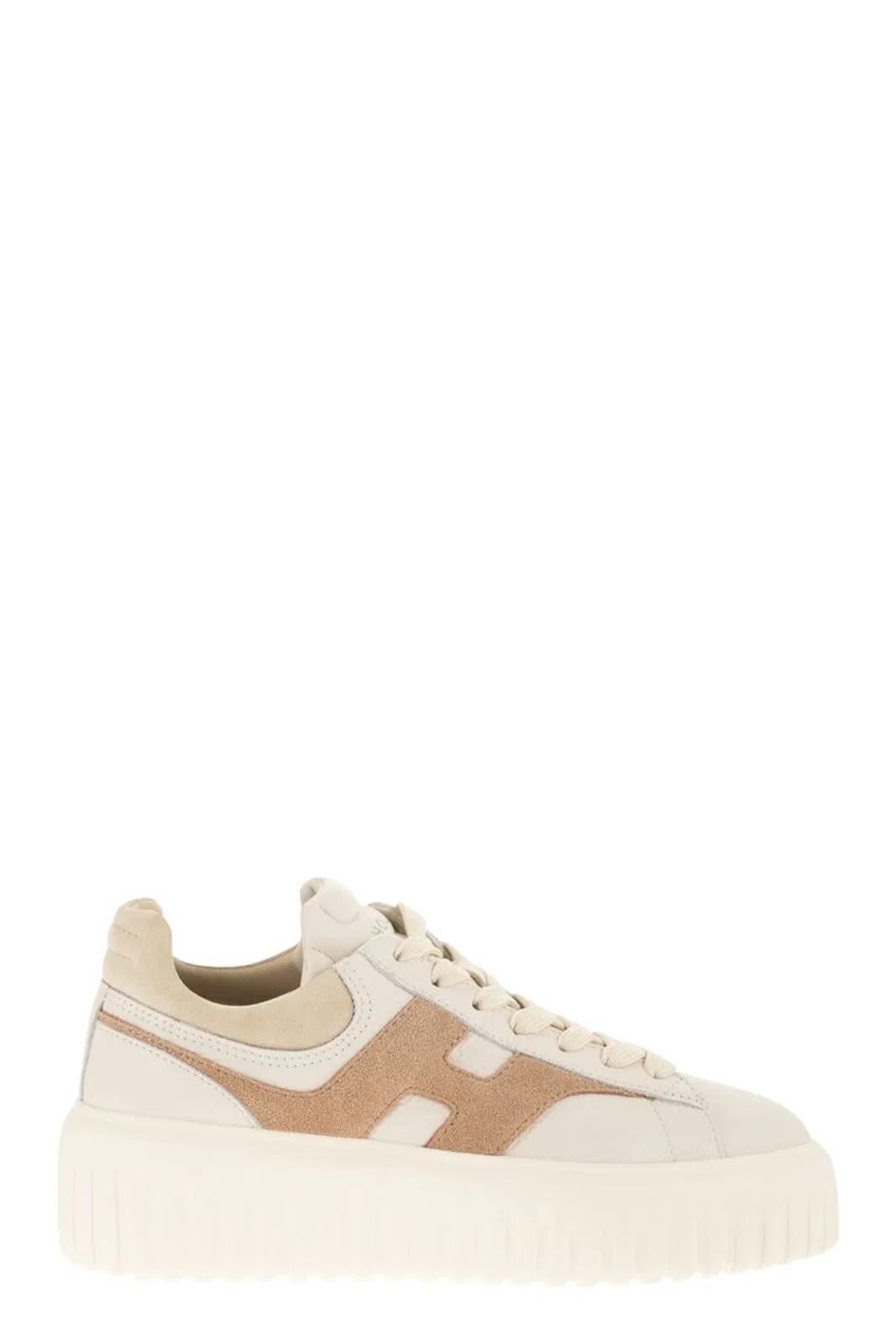 Hogan H-Stripes - Leather And Suede Trainers