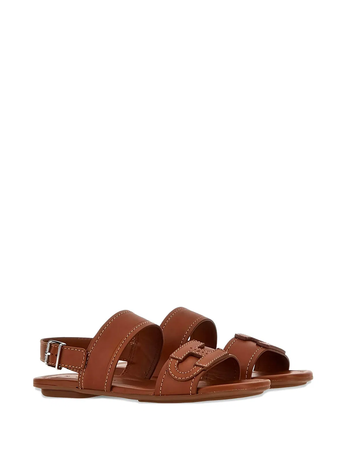 Hogan Flat Sandal Light Brown