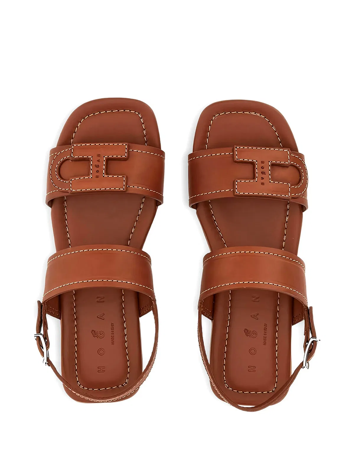 Hogan Flat Sandal Light Brown