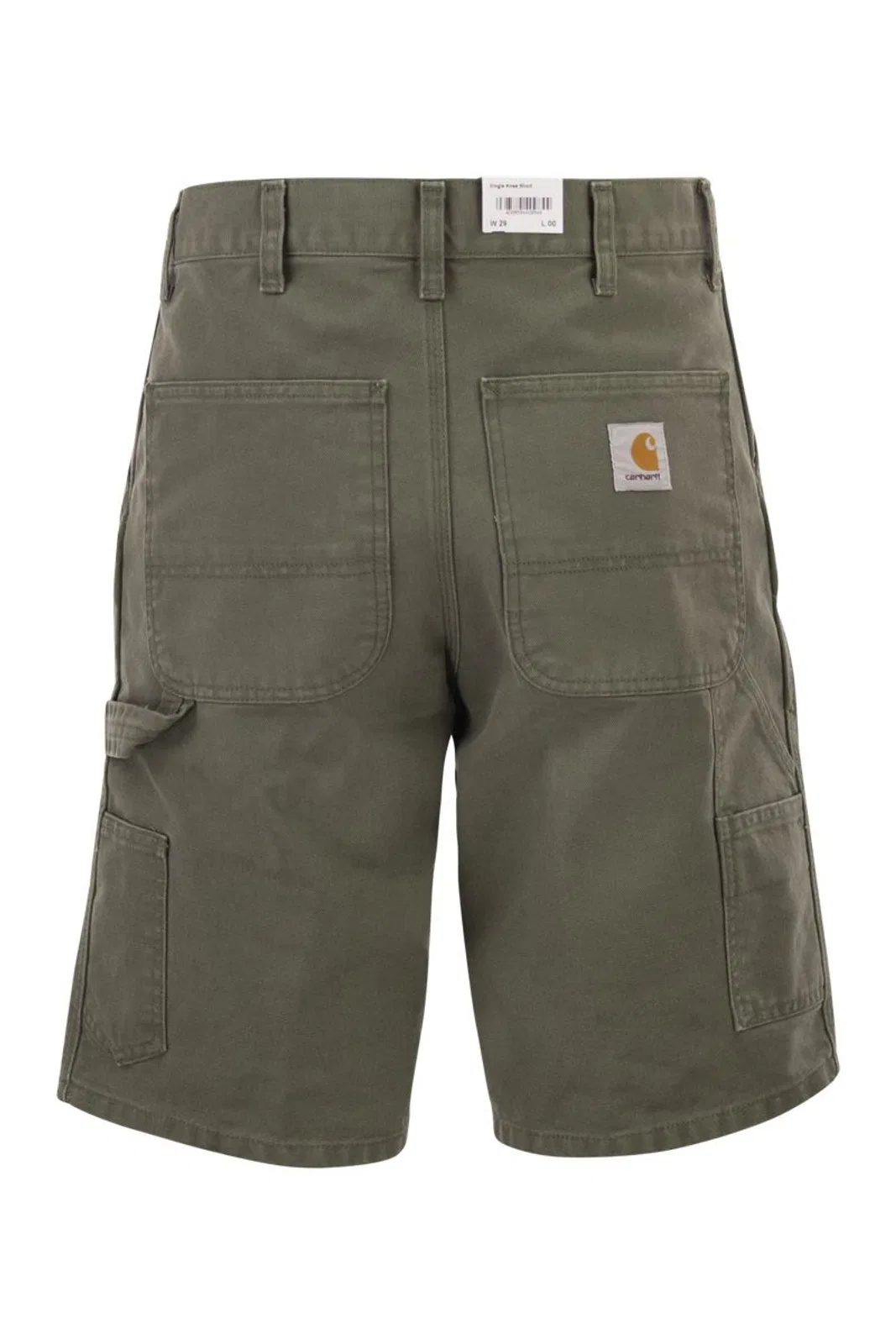 Carhartt Wip Denim Bermuda Shorts With Logo On The Ba
