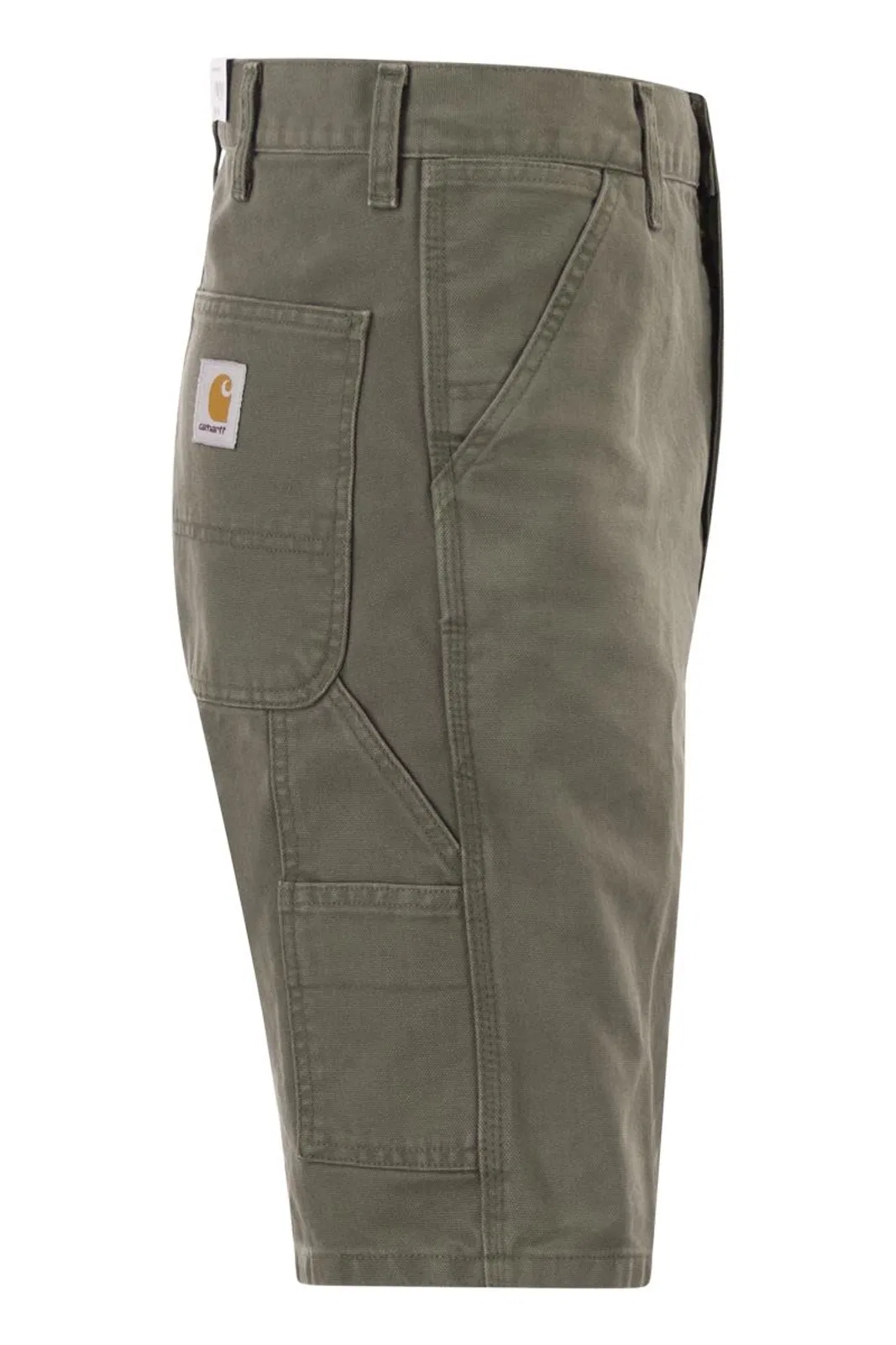 Carhartt Wip Denim Bermuda Shorts With Logo On The Ba