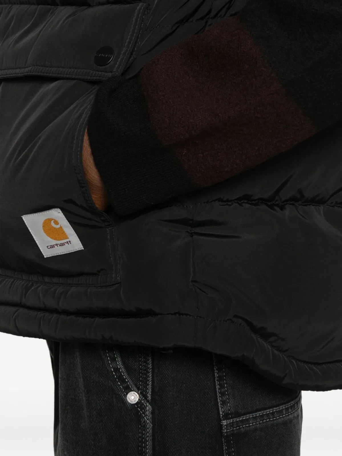 Carhartt Wip Padded Vest With Snap Buttons