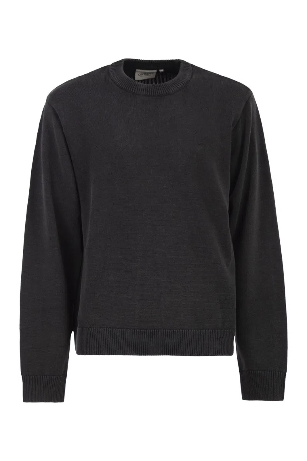 Carhartt Wip Cotton Crew Neck Jumper With Embroidered