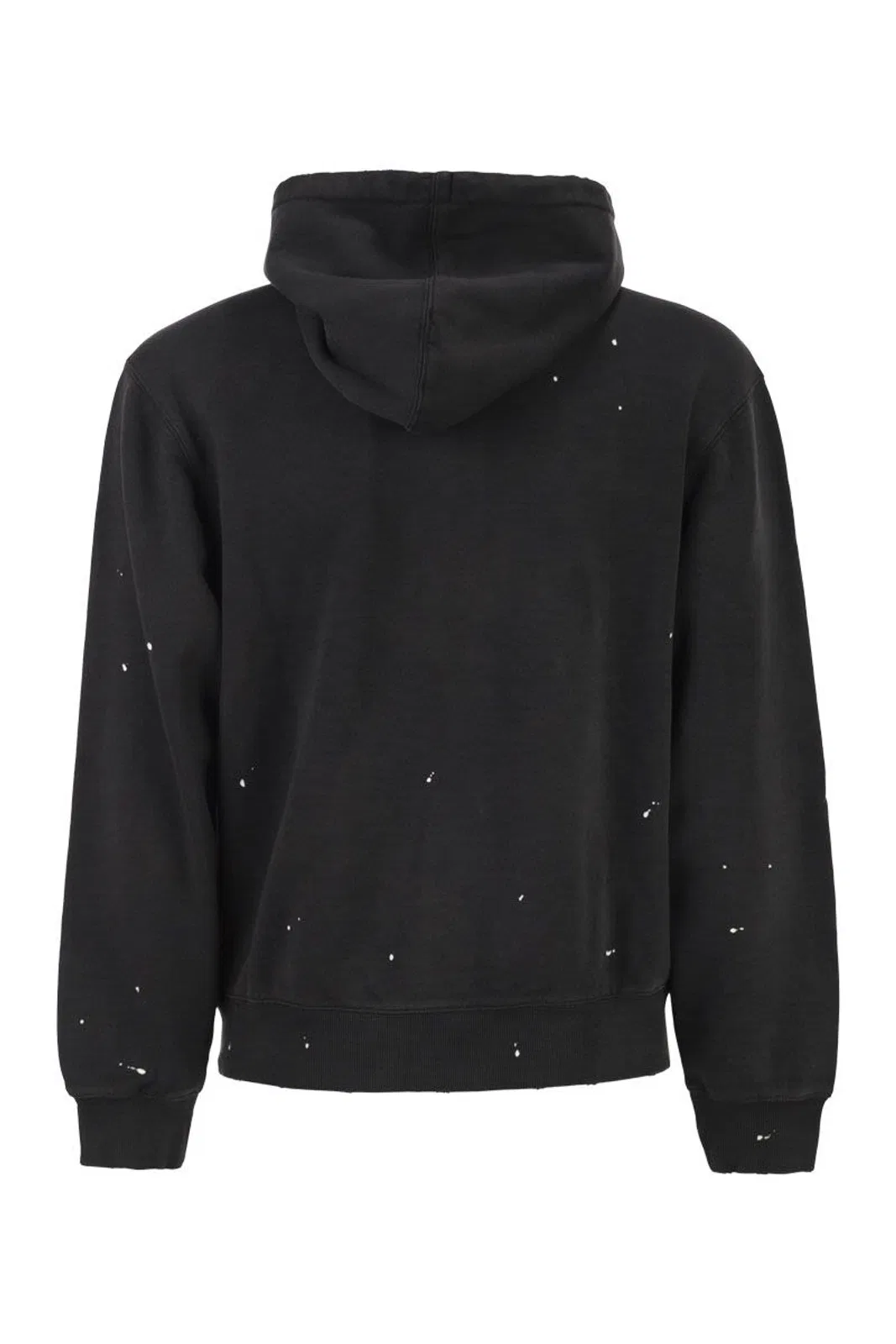 Carhartt Wip Zip-Up Hooded Sweatshirt With Paint Effe