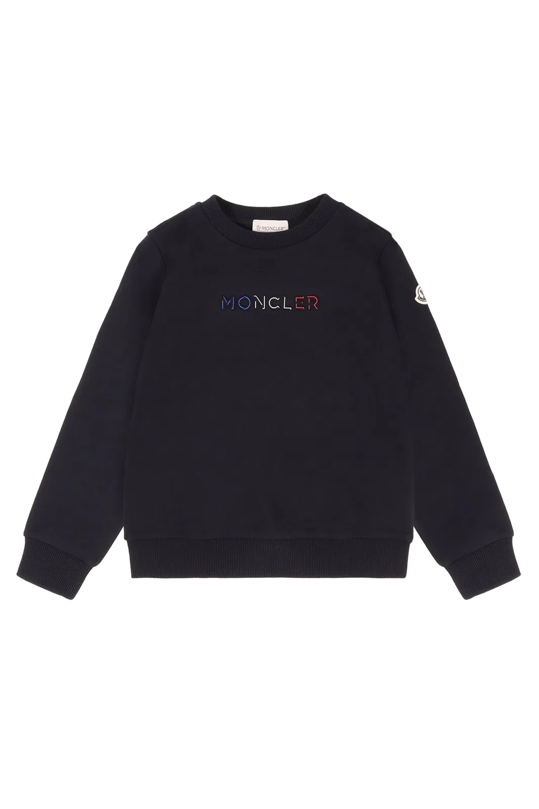 Moncler Kids Logo Detail Cotton Sweatshirt