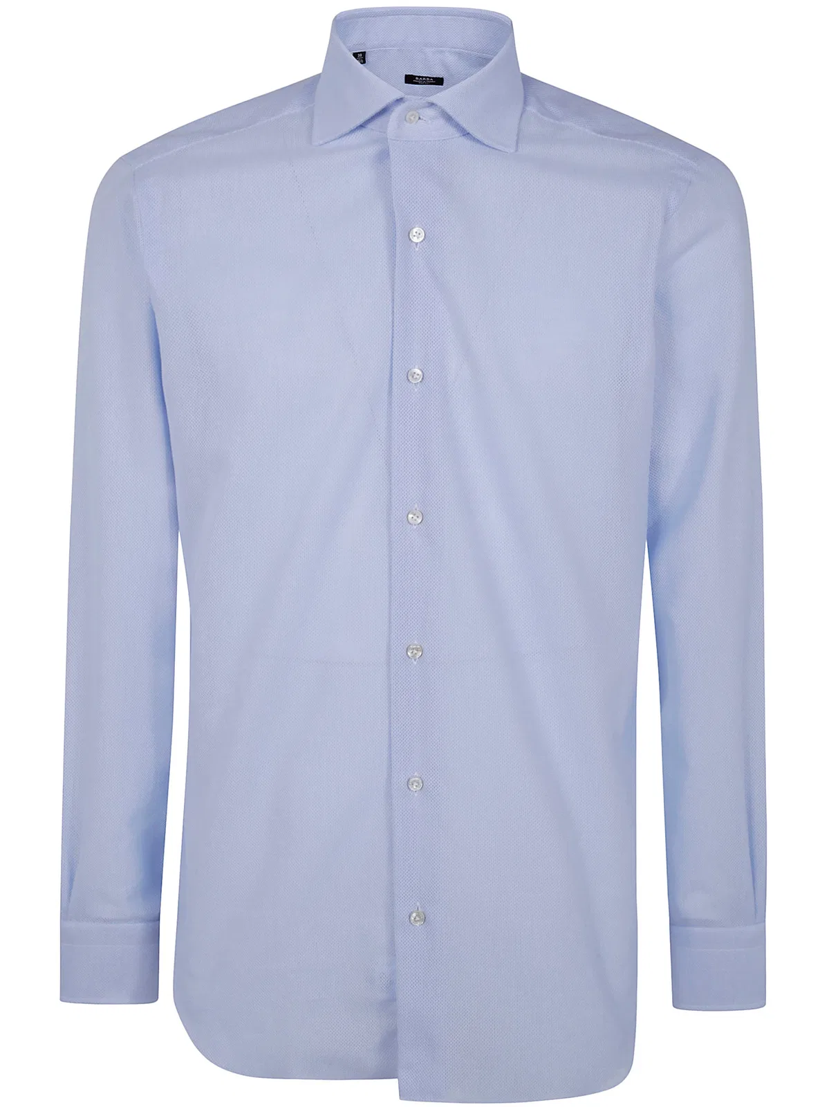 Barba Napoli Classic Honeycomb Weft Shirt