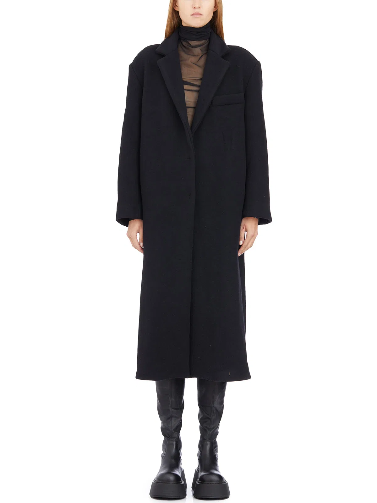 Andrea Ya'aqov Cappotto Lungo In Lana Vergine