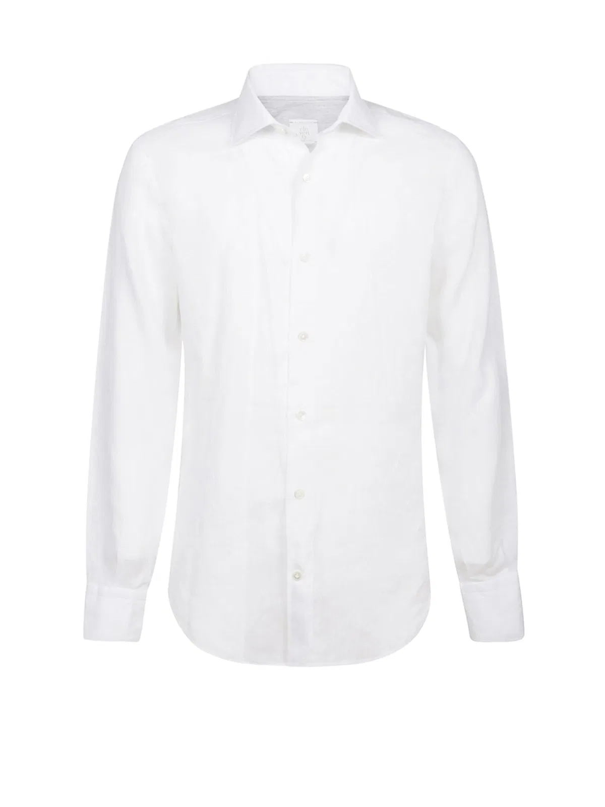 Eleventy White Linen Shirt