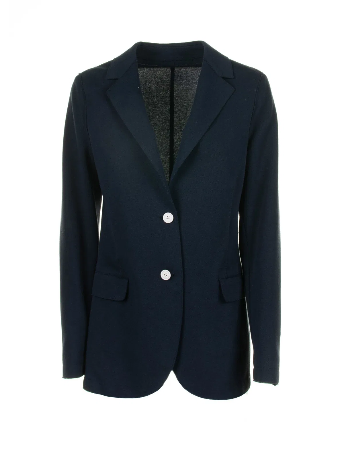 Eleventy Blue Single-Breasted Jacket