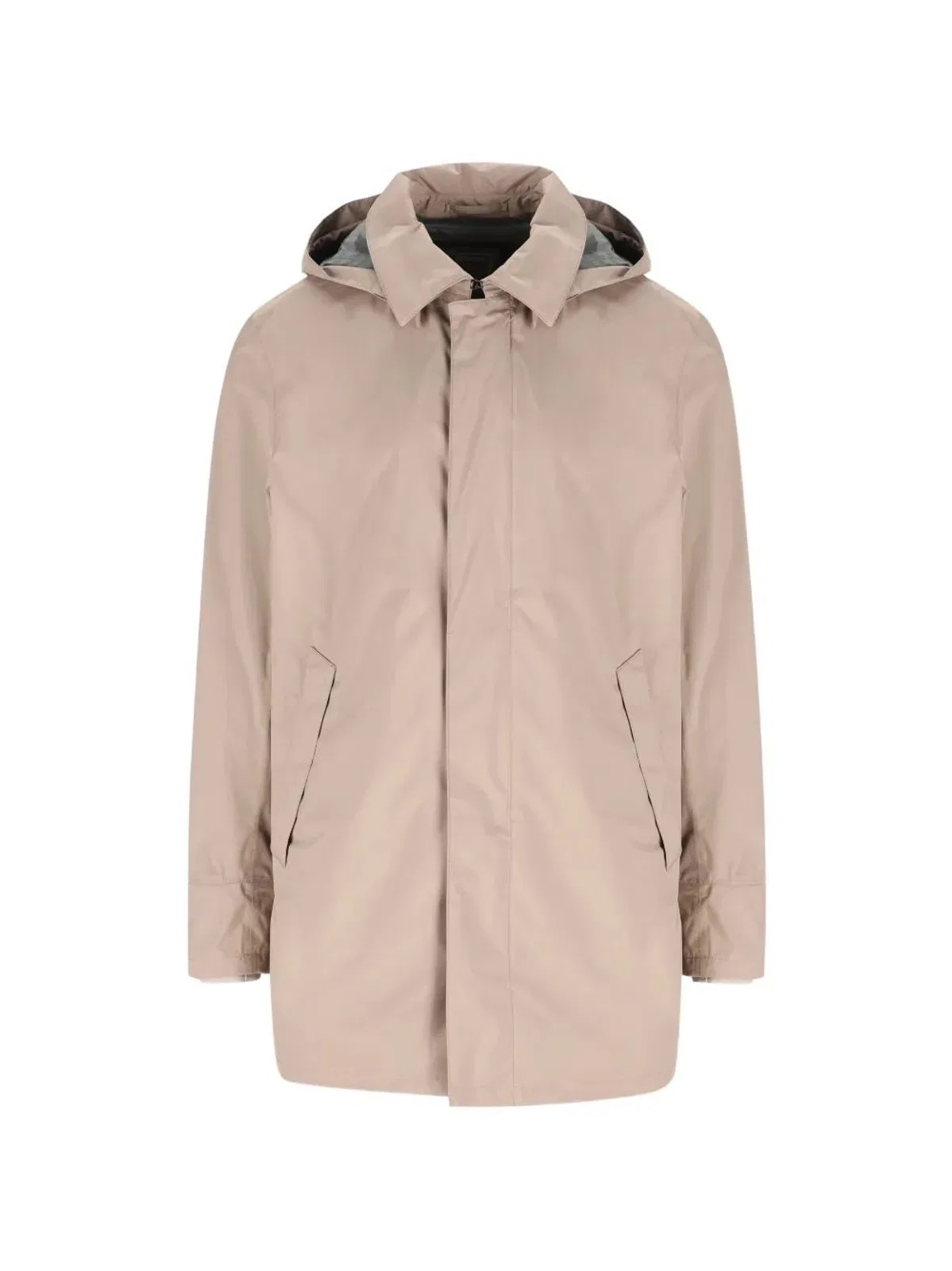 Herno Taupe Polyester Coat