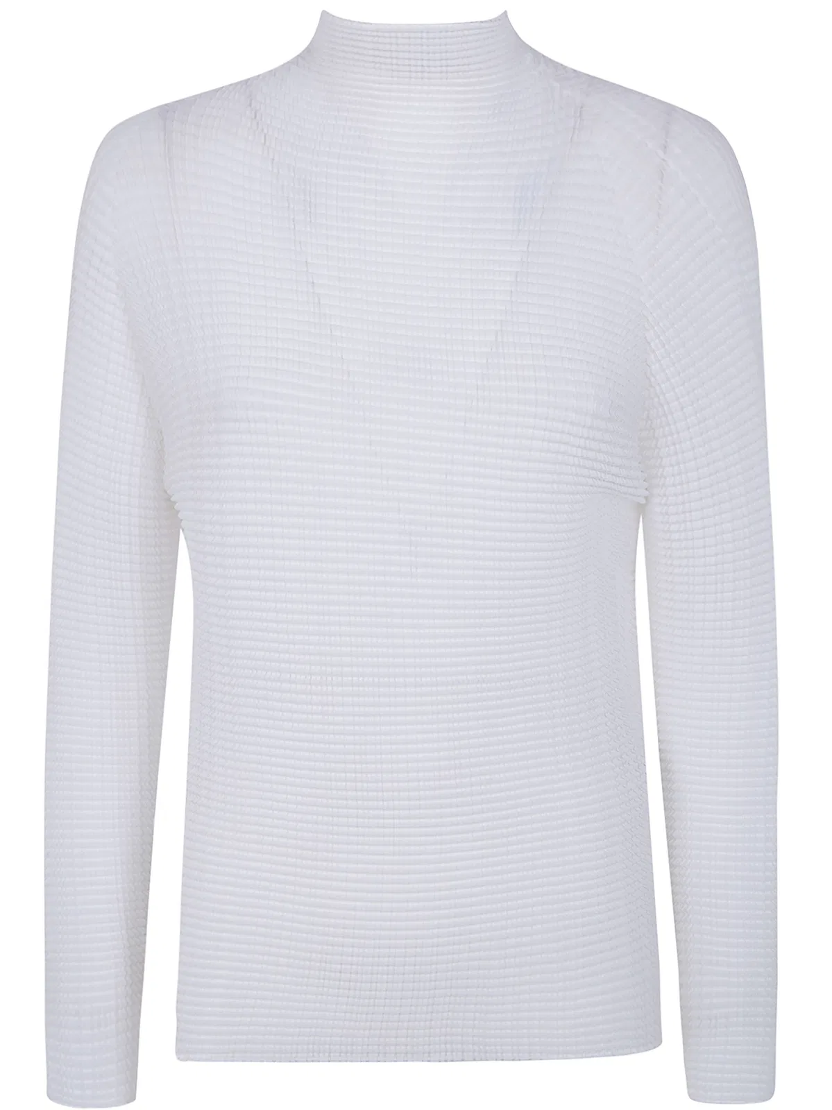 Homme Plissé Homme Plisse "Wooly Pleats Bk Wt 66" Shi
