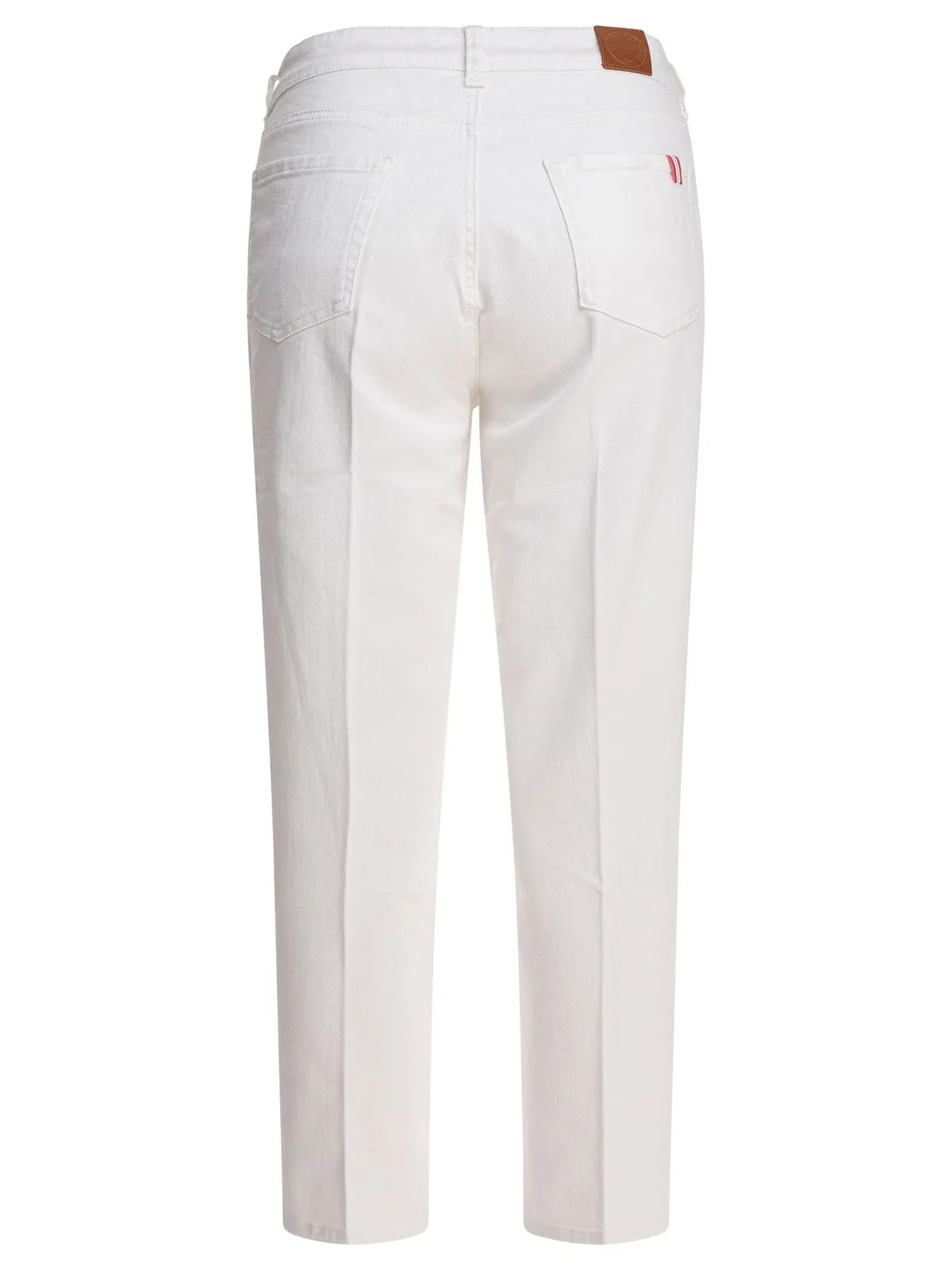 Ines De La Fressange White Elastane Jeans