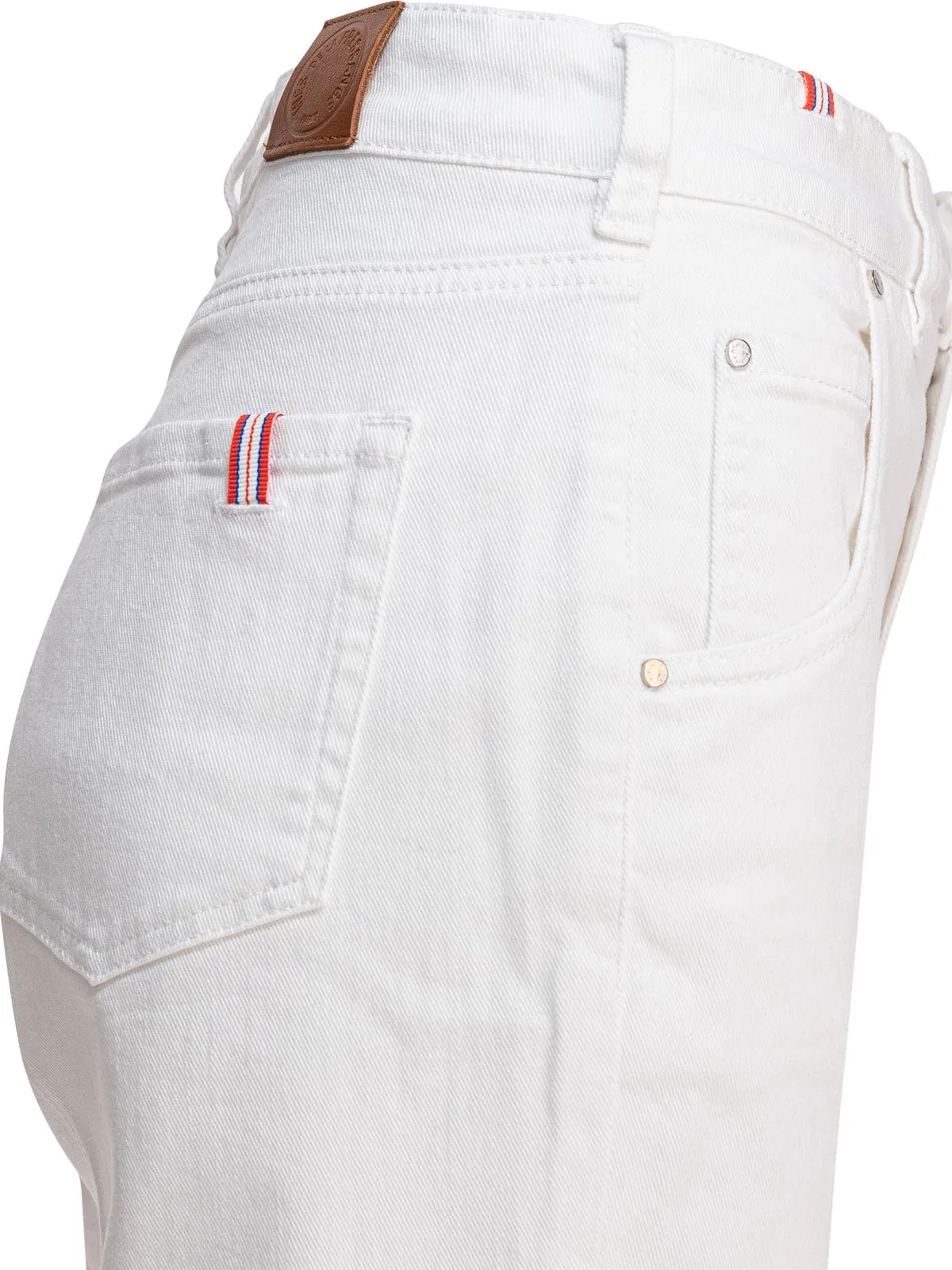Ines De La Fressange White Elastane Jeans