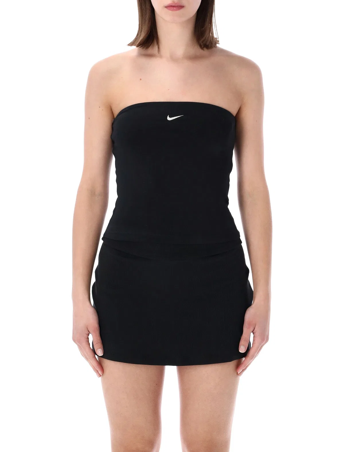 Nike Fitted Bandeau Top With Logo