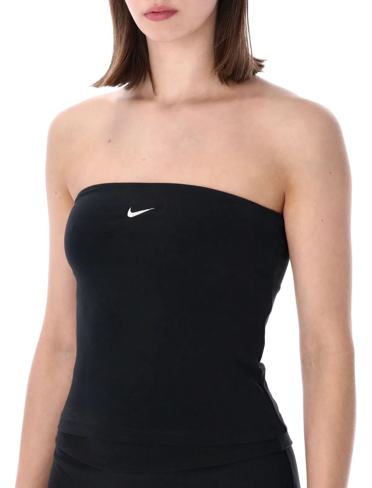 Nike Fitted Bandeau Top With Logo