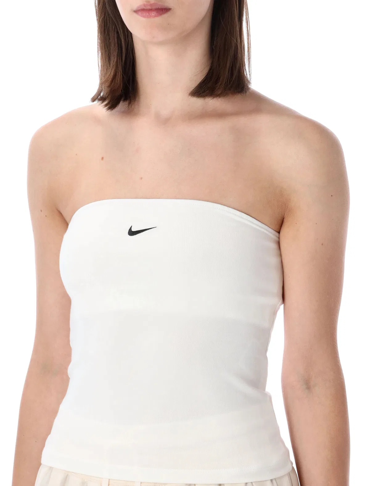 Nike Fitted Bandeau Top With Logo