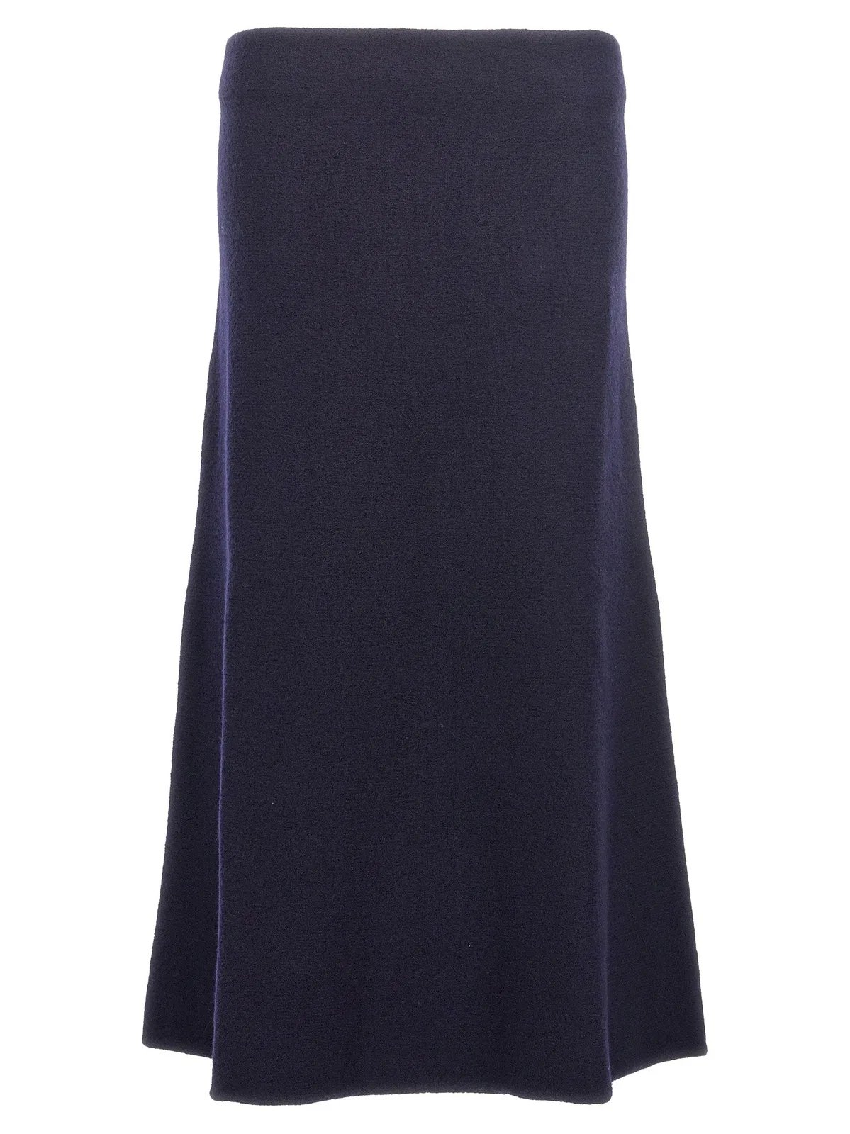 Jil Sander Long Wool Skirt