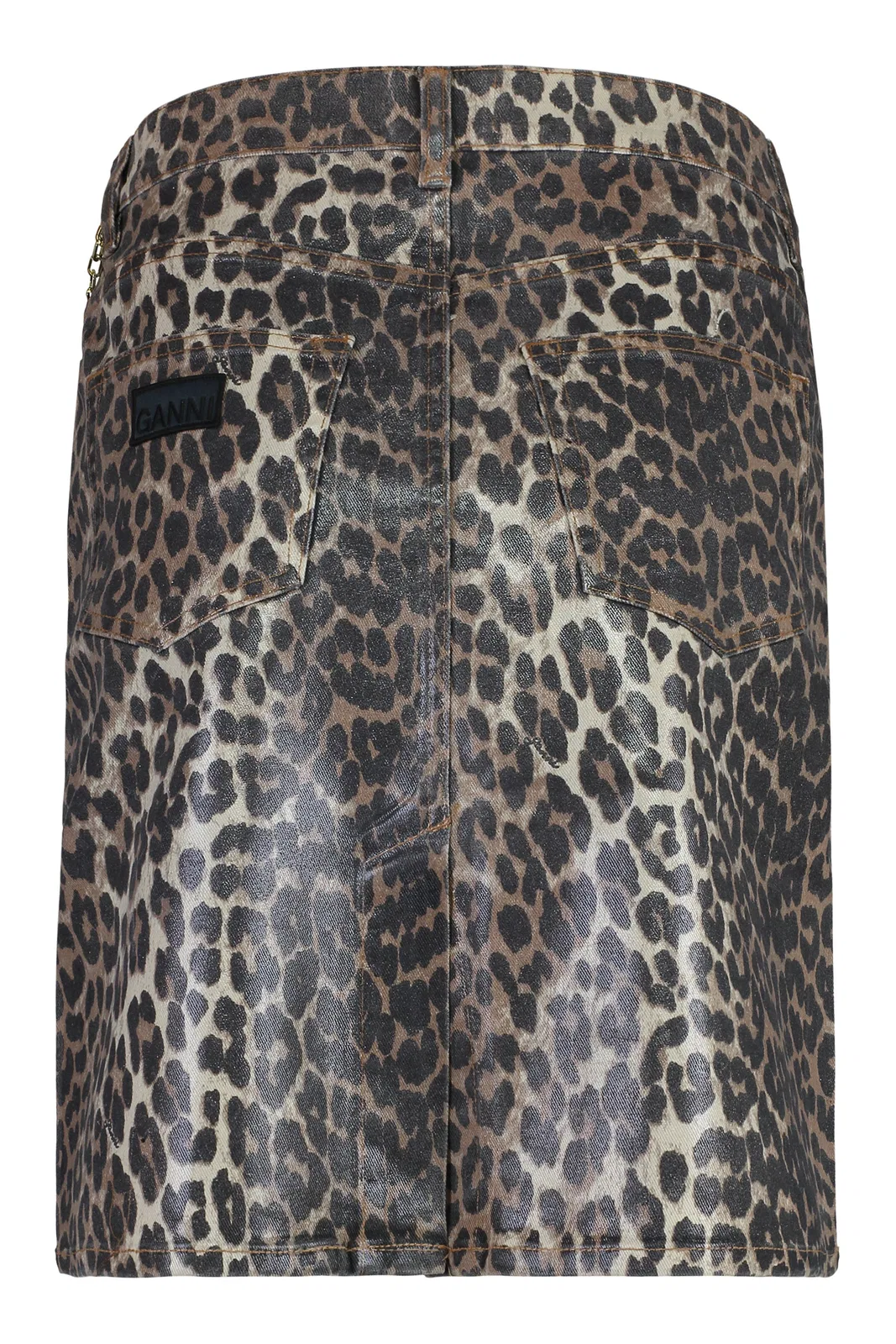 Ganni Cotton Mini-Skirt