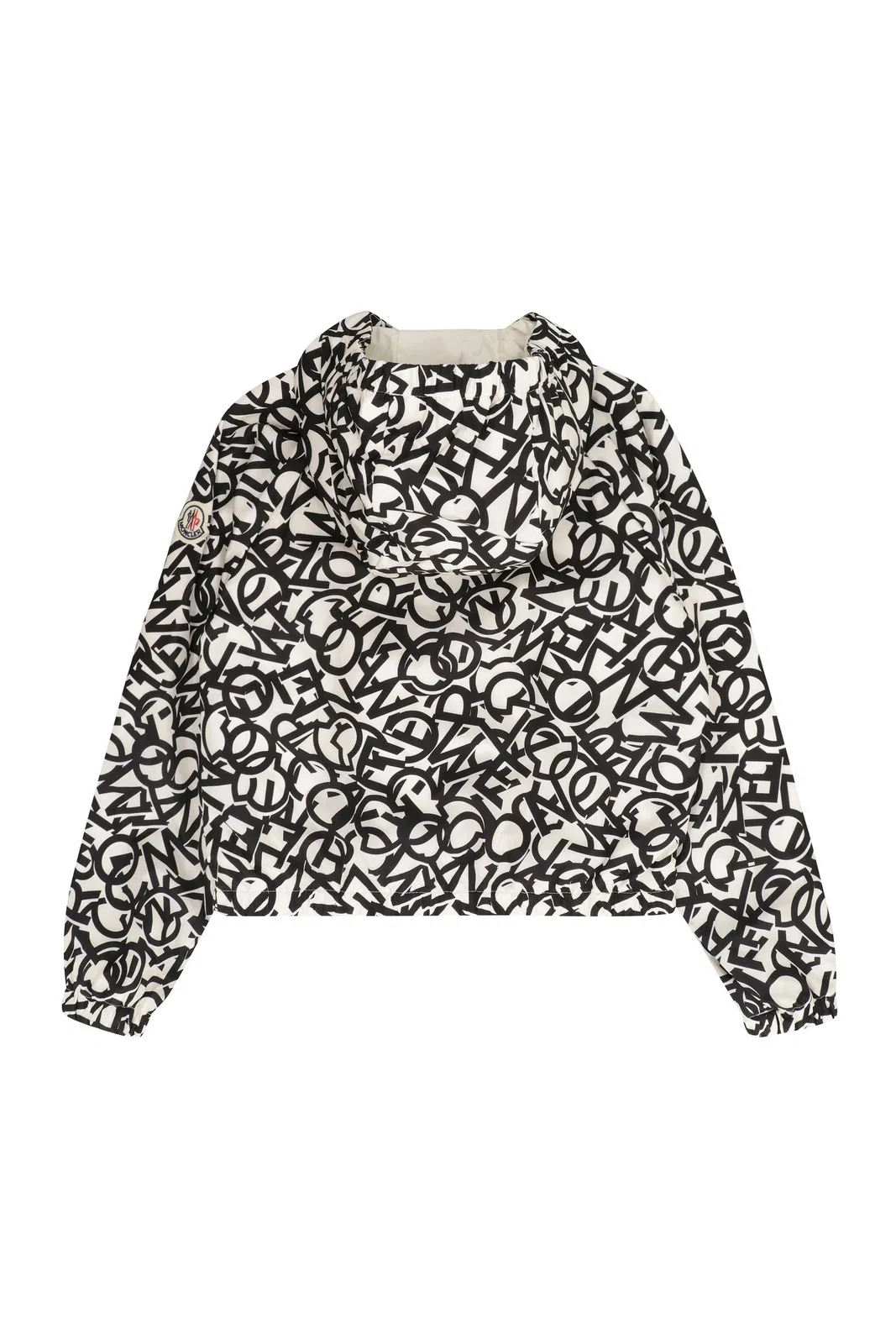 Moncler Kids Maisha Hooded Techno Fabric Raincoa