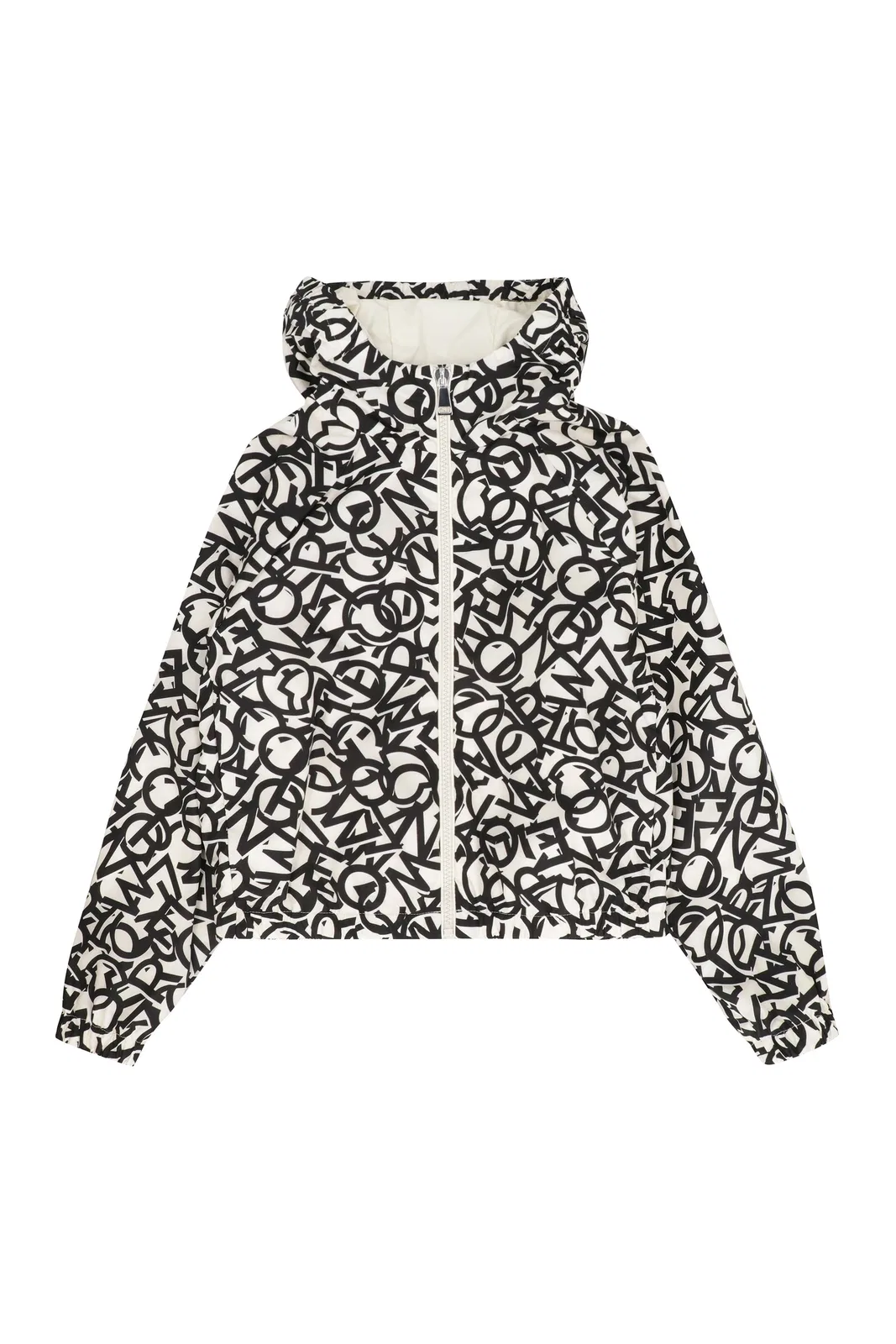 Moncler Kids Maisha Hooded Techno Fabric Raincoa