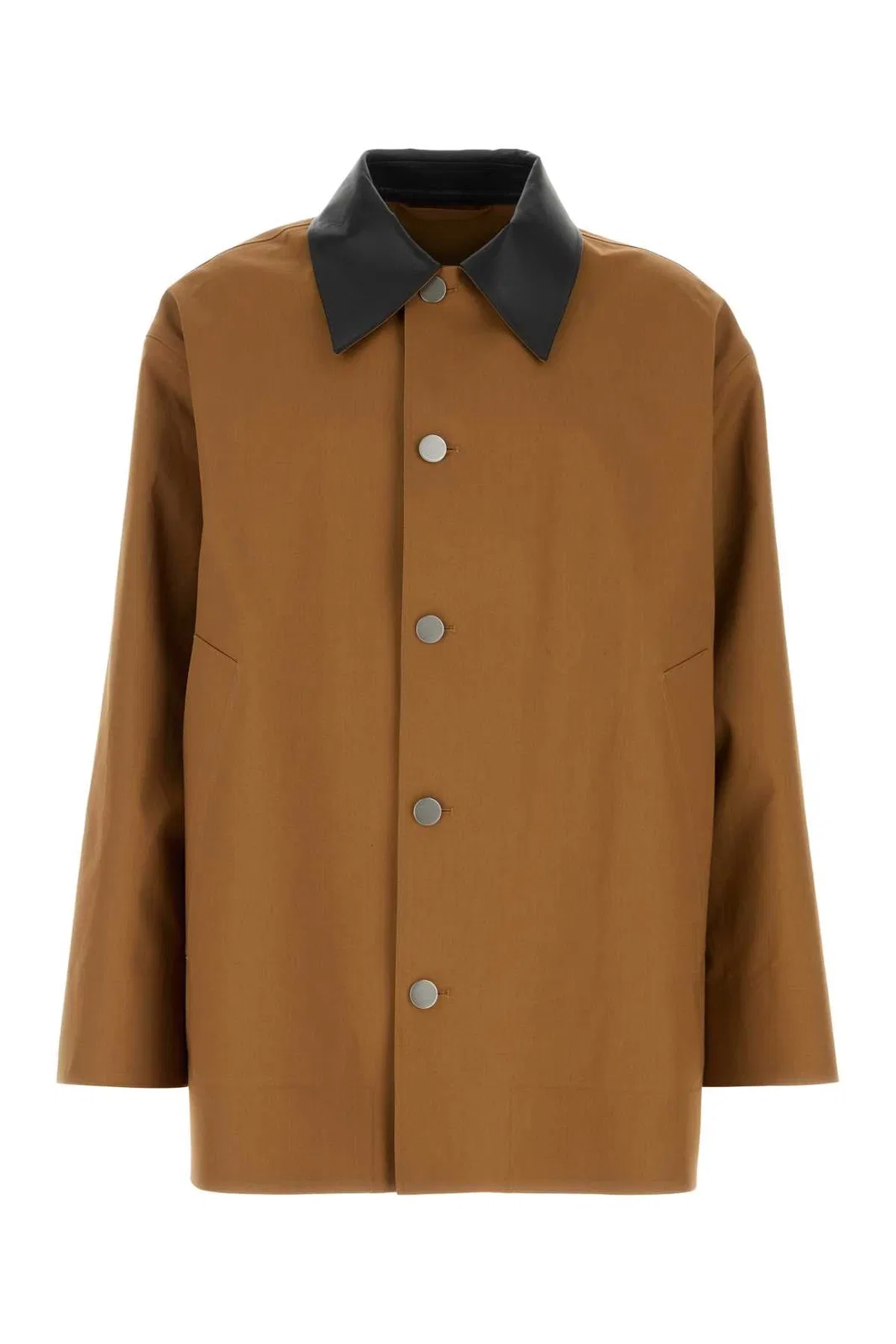 Jil Sander Caramel Cotton Trench Coat