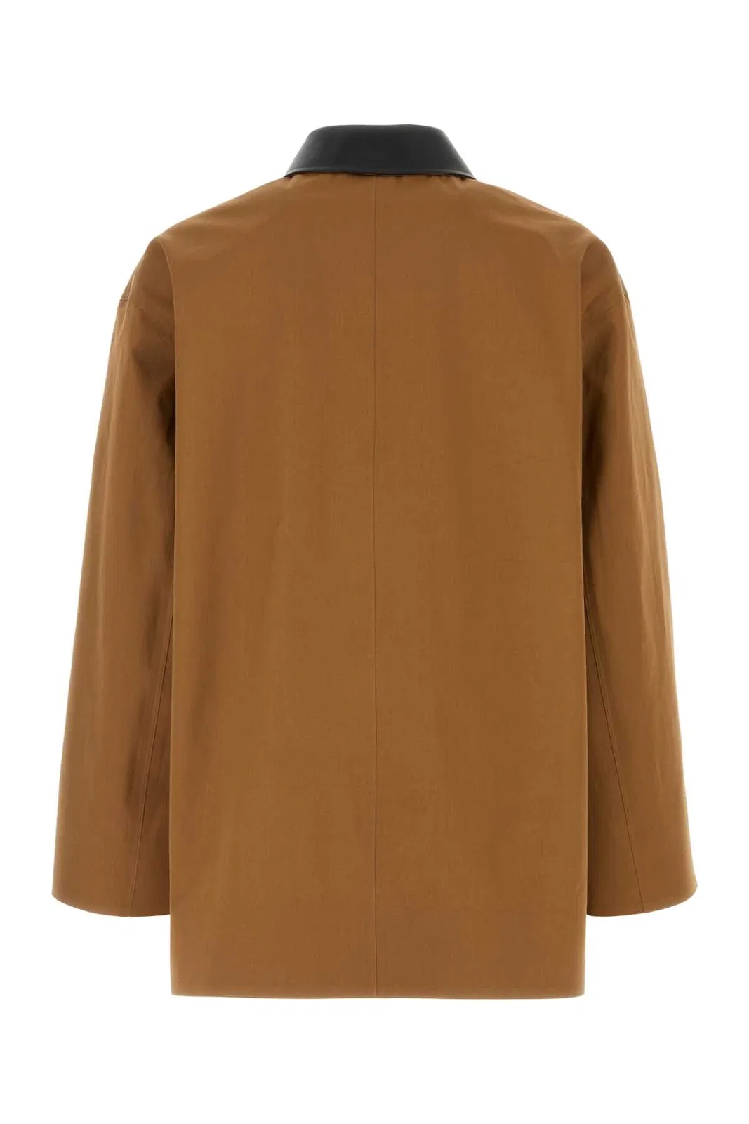 Jil Sander Caramel Cotton Trench Coat