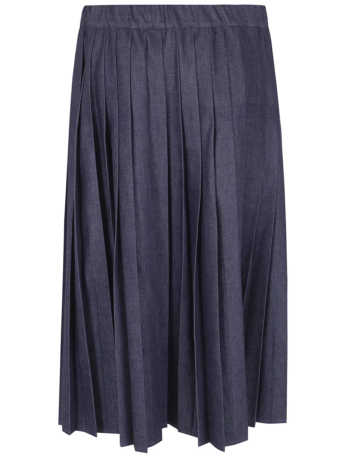 Jil Sander Denim Midi Round Skirt