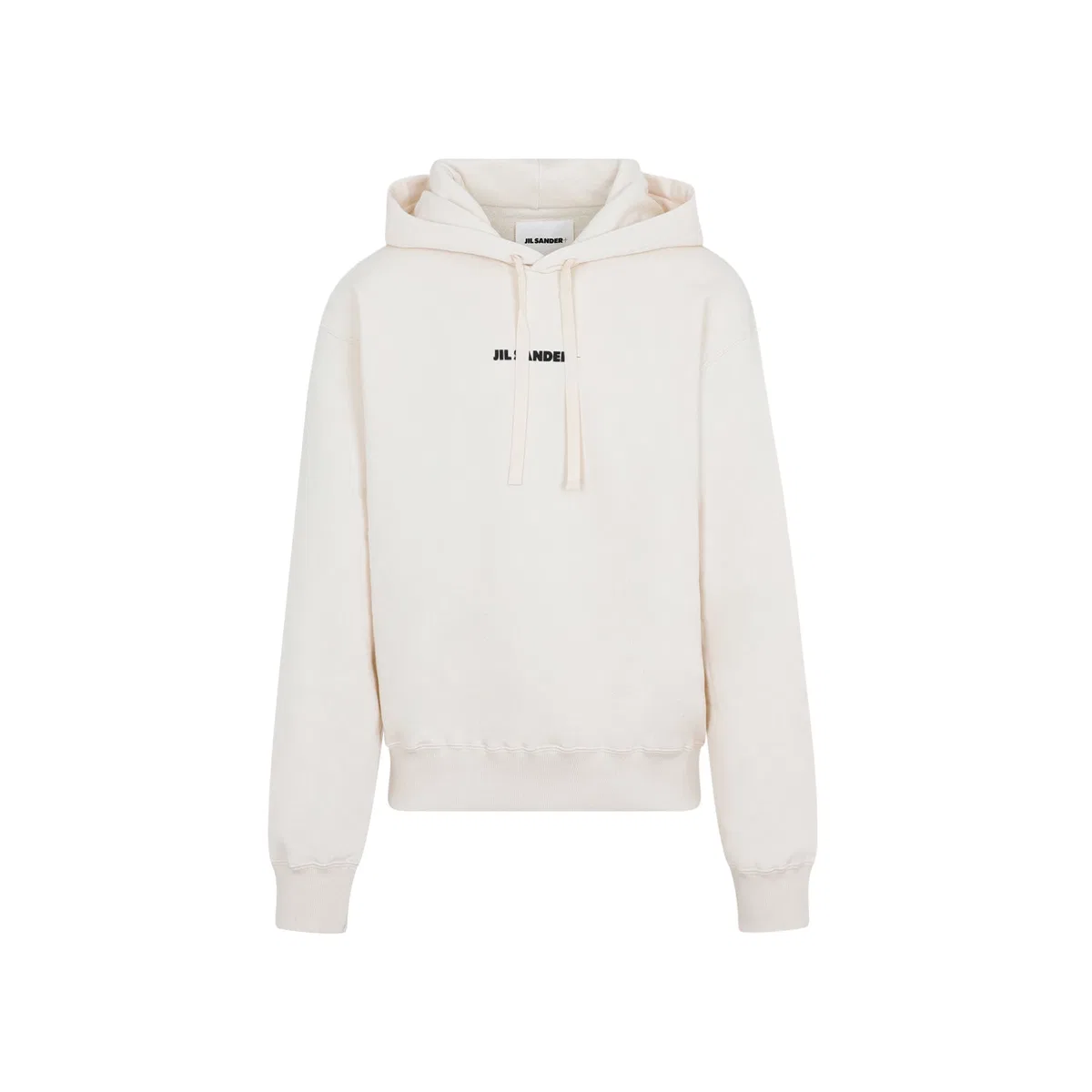 Jil Sander Logo Cotton Hoodie