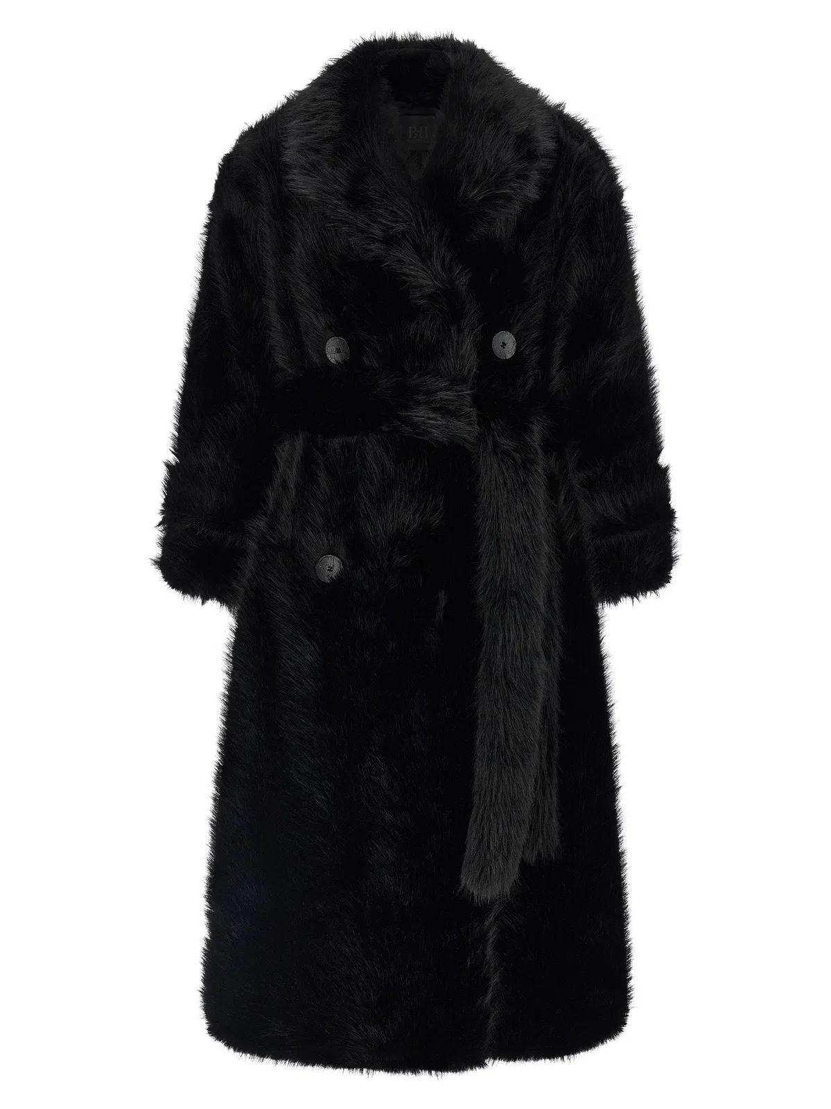 BB Couture B&B Couture 'Jackie' Eco-Fur Trench Coat