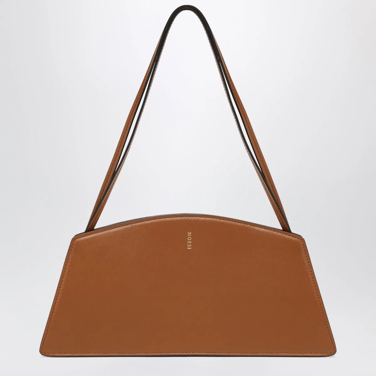 Noesi Jade Siena Brown Bag In Smooth Leather