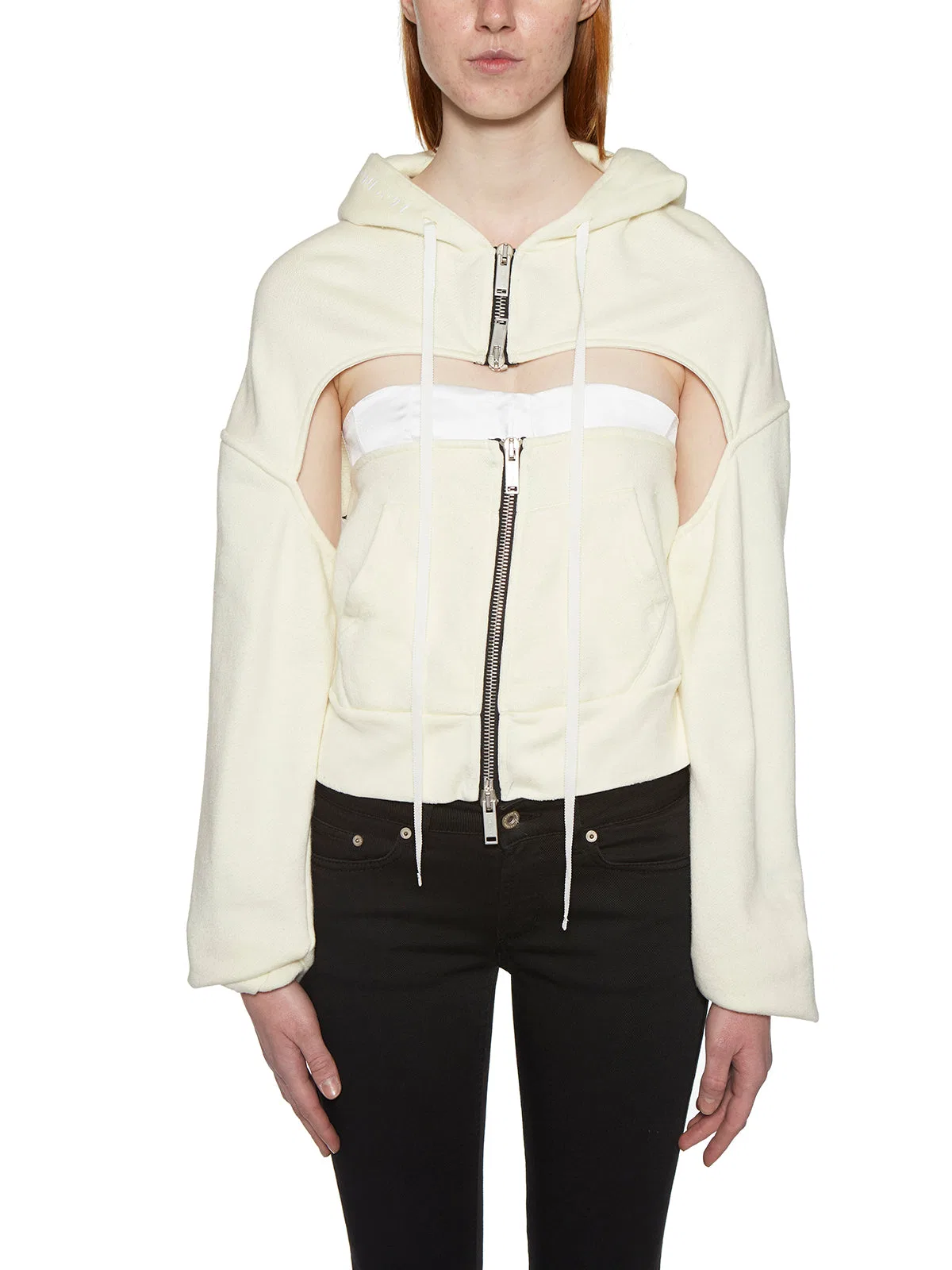 Ben Taverniti Unravel Two Pieces Printed Cotton Sweatshirt