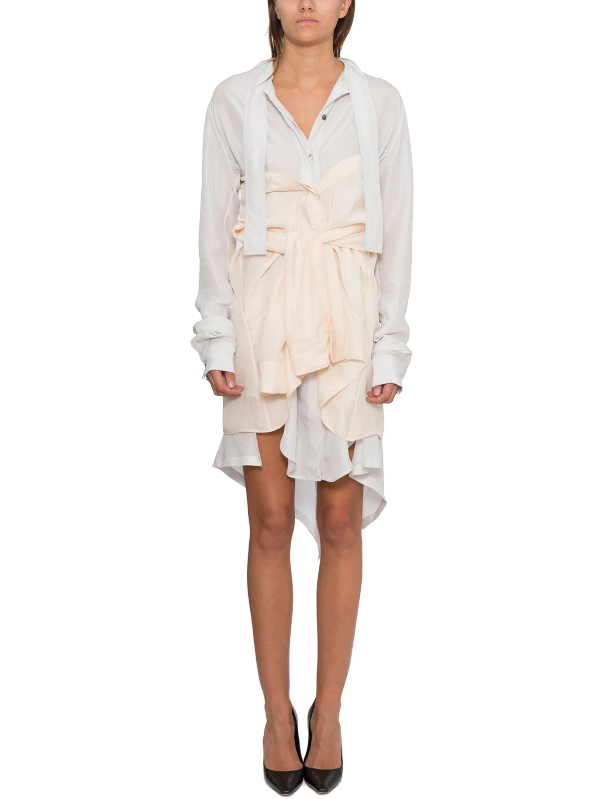 Ben Taverniti Unravel Dubbed Silk Dress