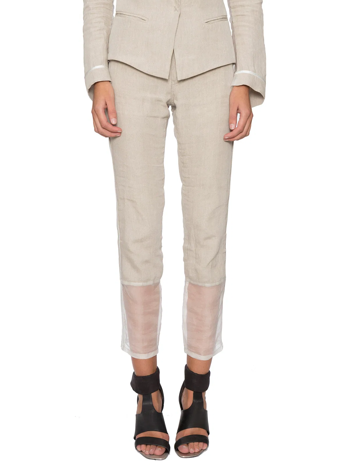 Andrea Ya'aqov Regular Linen Pants