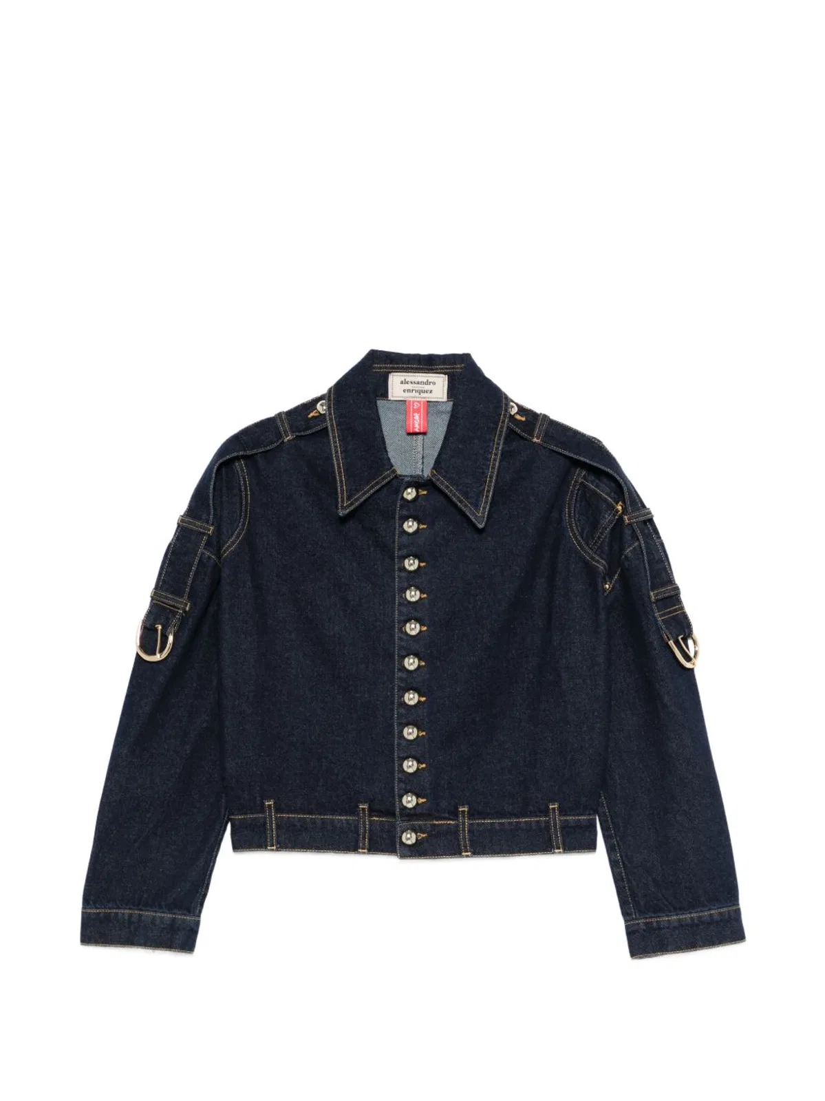 Alessandro Enriquez Denim Cotton Jacket