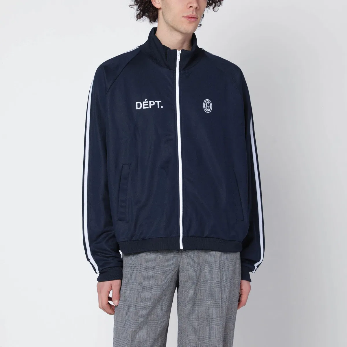 Gallery Dept. Navy Cotton Zip Hoodie