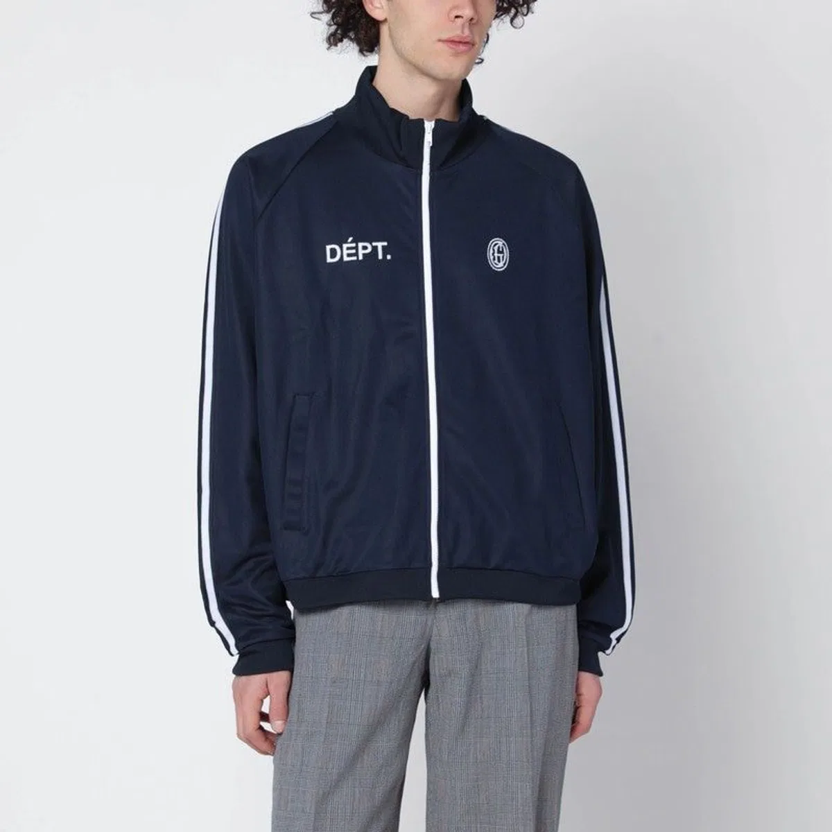 Gallery Dept. Navy Cotton Zip Hoodie