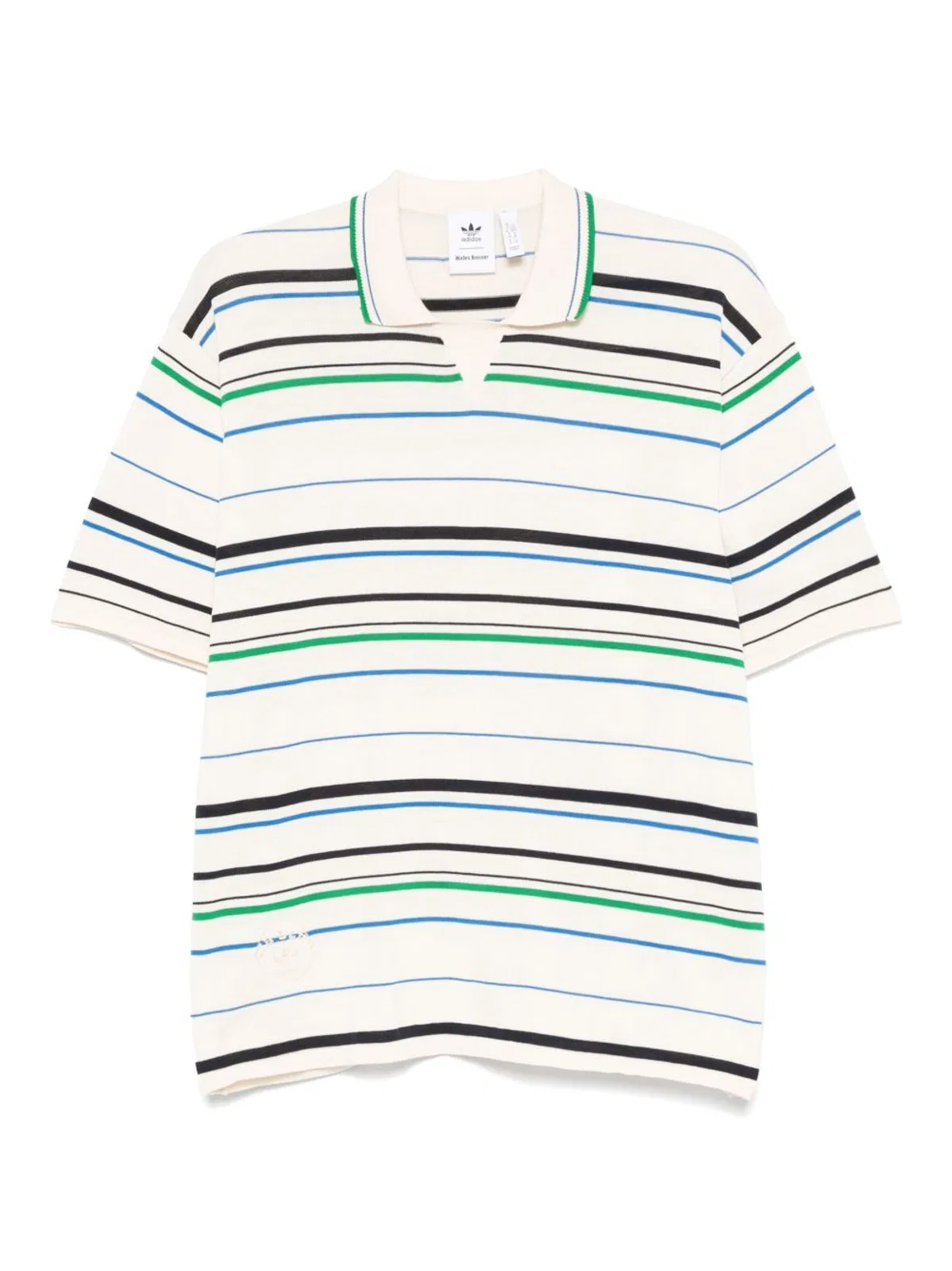 Adidas x Wales Bonner Cotton Blend Knitted Polo Shirt