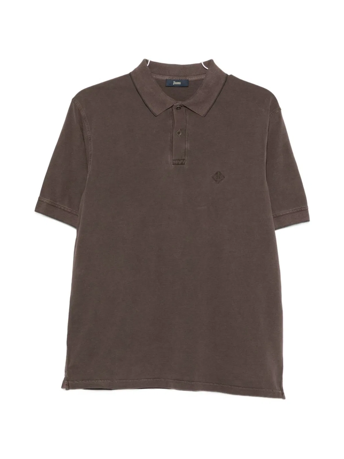Herno Logo Cotton Polo Shirt