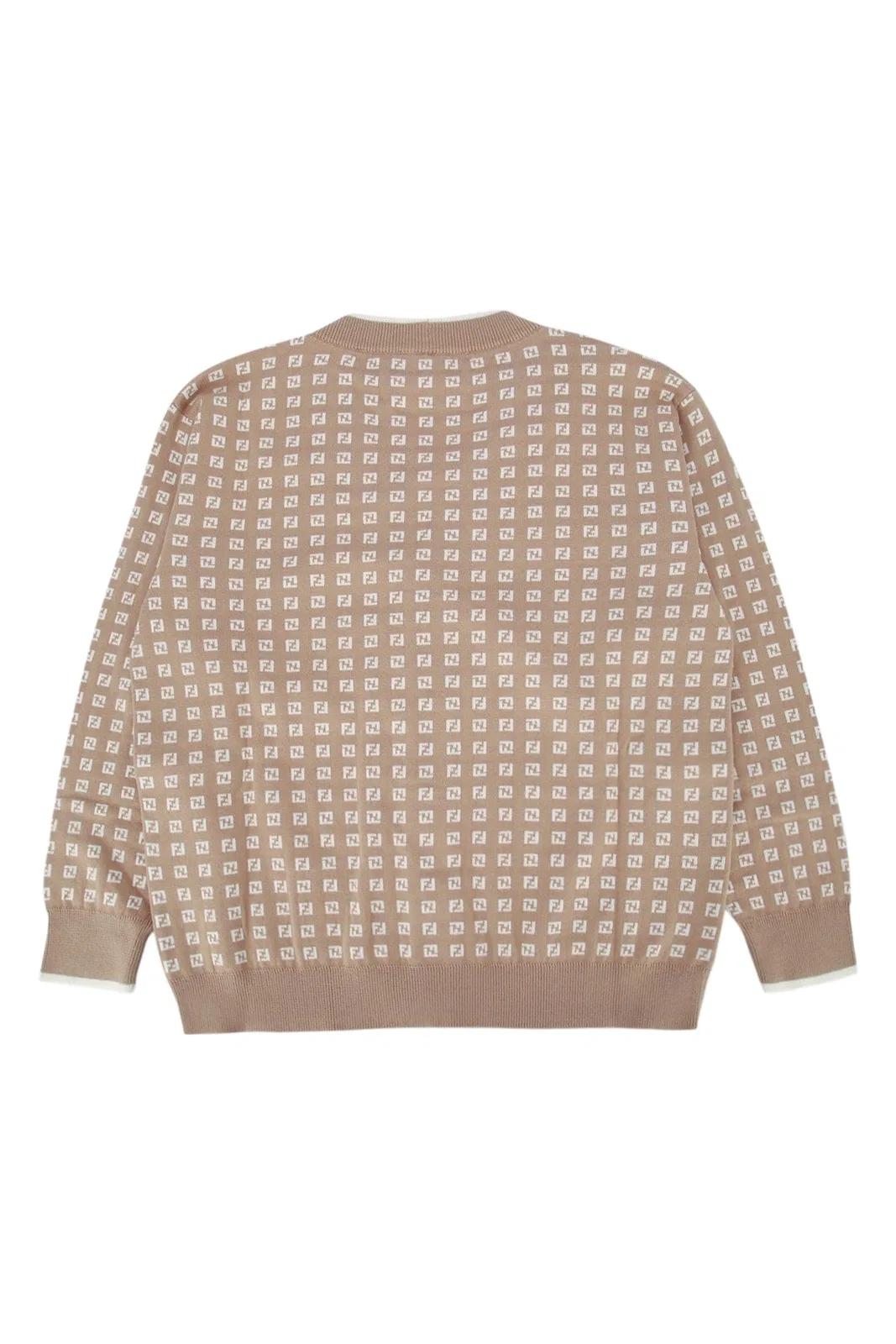 Fendi Kids Cardigan Micro Ff Cotto