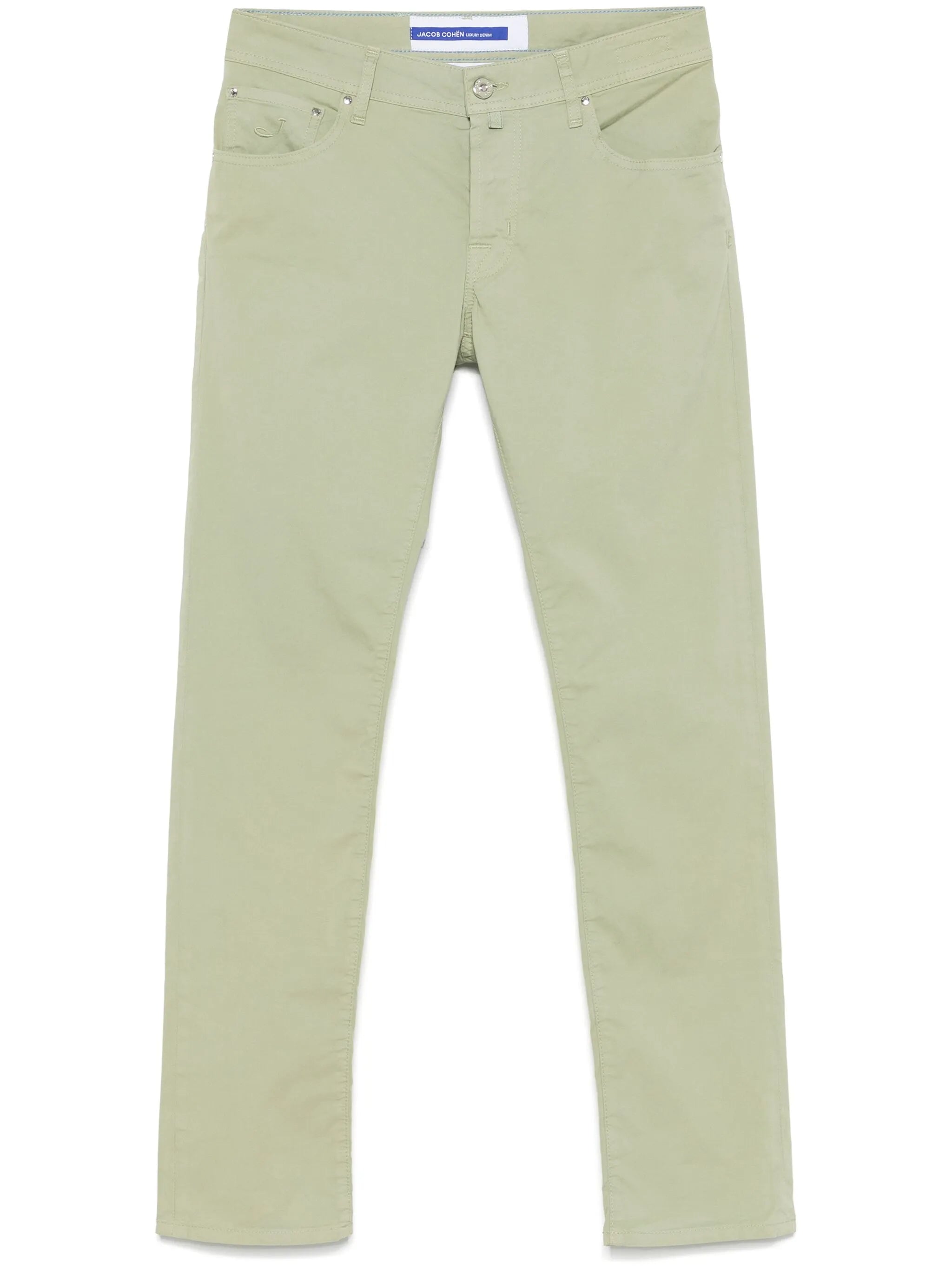 Jacob Cohen Green Cotton Slim Fit Nick
