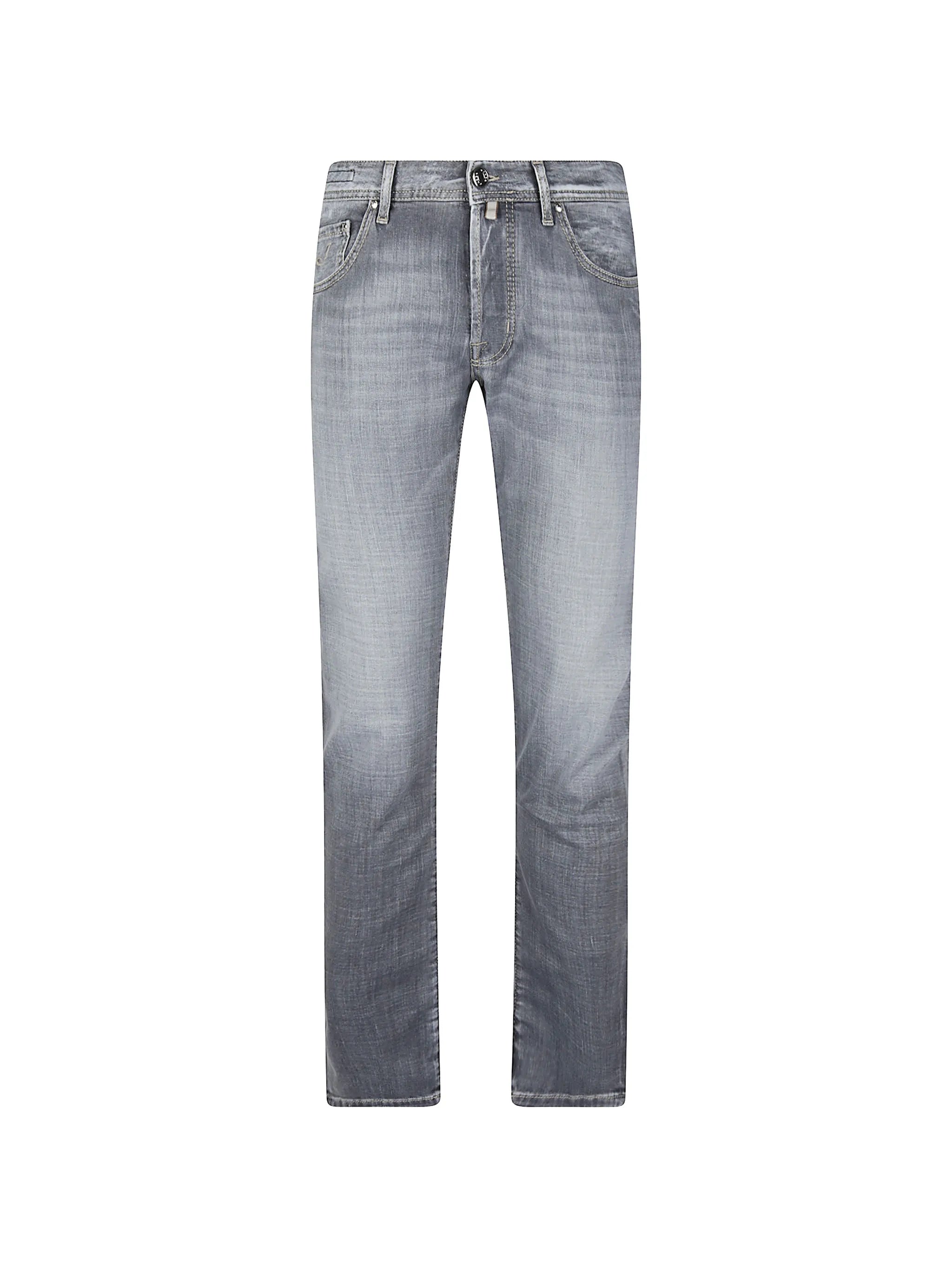 Jacob Cohen Light Black Cotton Nick Slim