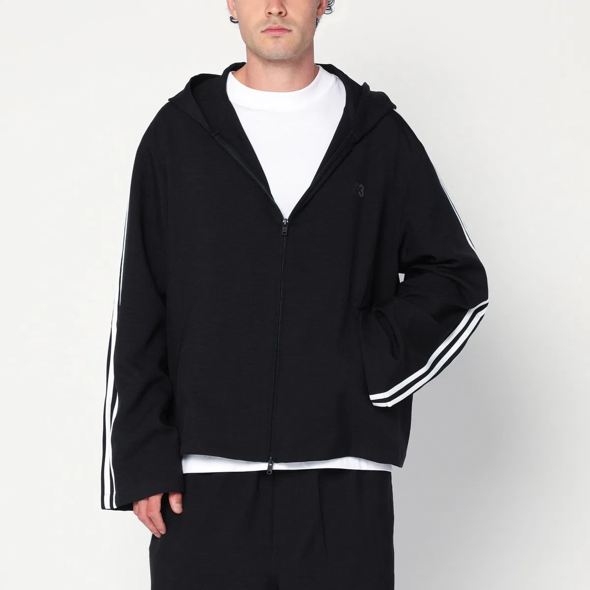 Adidas Y-3 3-Stripes Black Zip/Cardigan