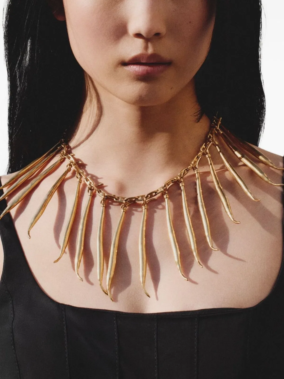 Jacquemus Gold Collier Pendant Beans