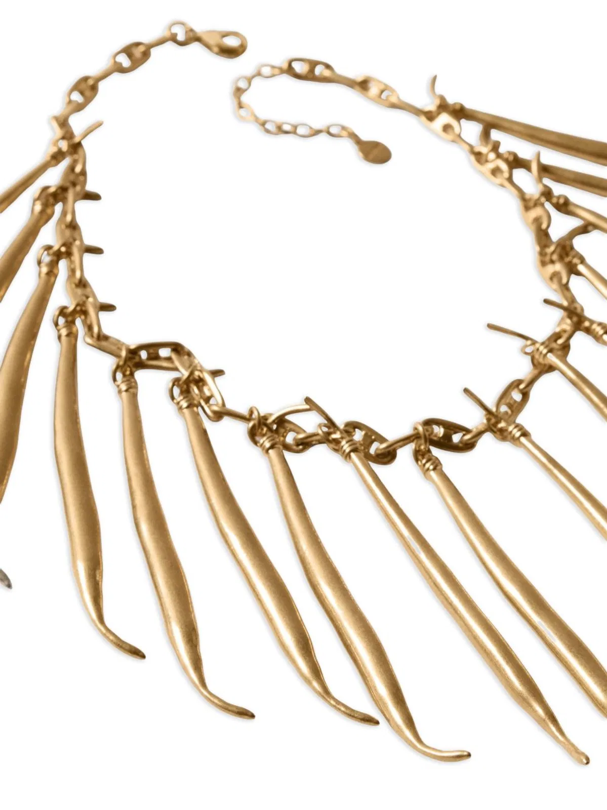 Jacquemus Gold Collier Pendant Beans